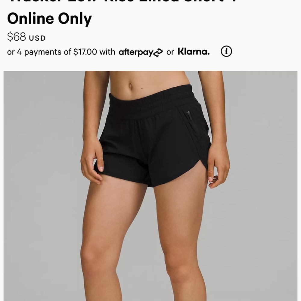 Lululemon Tracker Short V 4 Inch - Picture 4 of 5